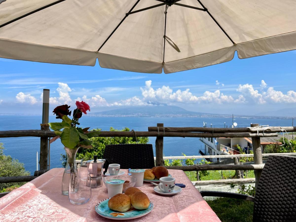 فيلا La Badia Montechiaro - Breathtaking View Of Sorrento Coast فيكو إيكوينس المظهر الخارجي الصورة