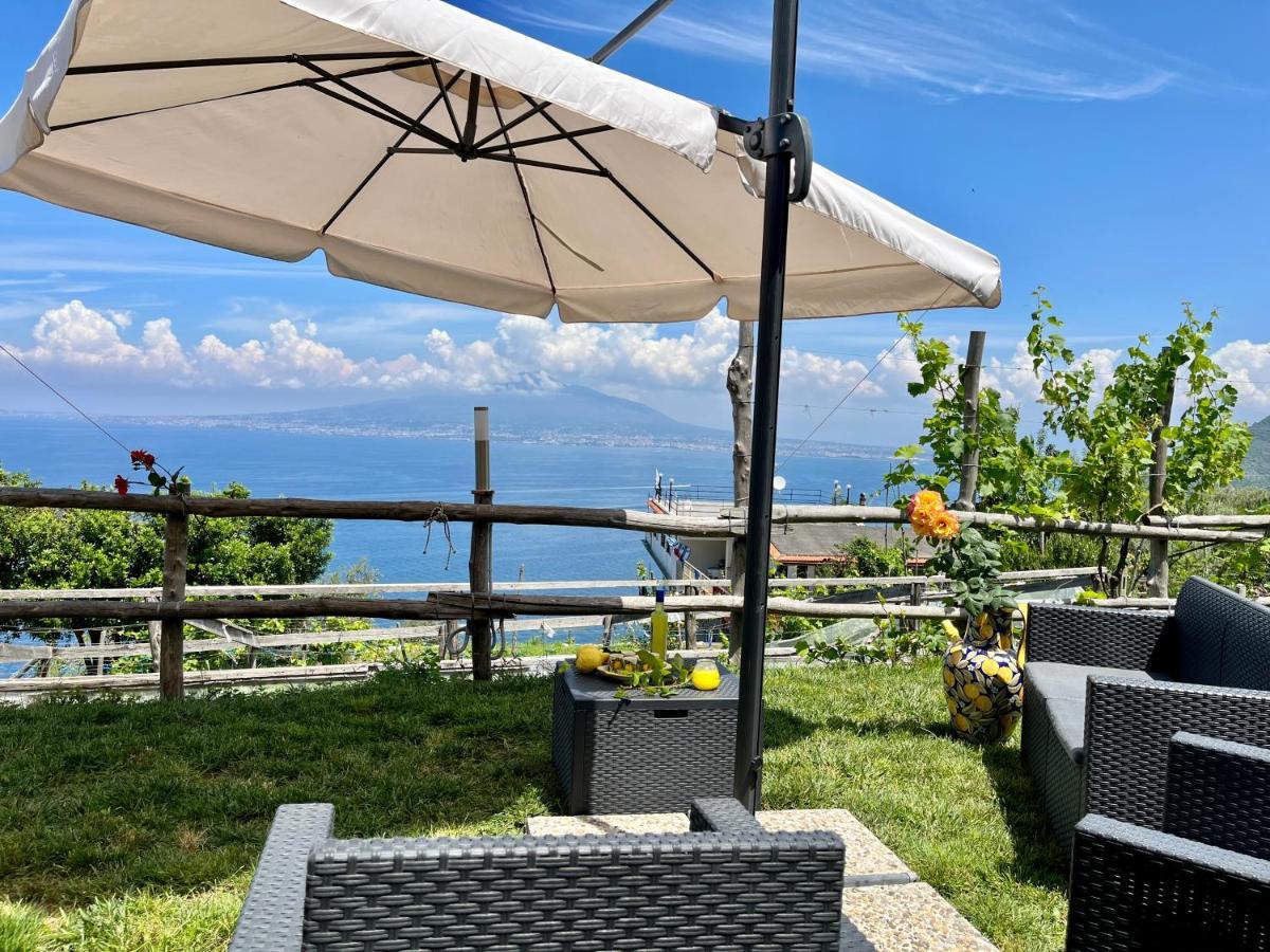 فيلا La Badia Montechiaro - Breathtaking View Of Sorrento Coast فيكو إيكوينس المظهر الخارجي الصورة