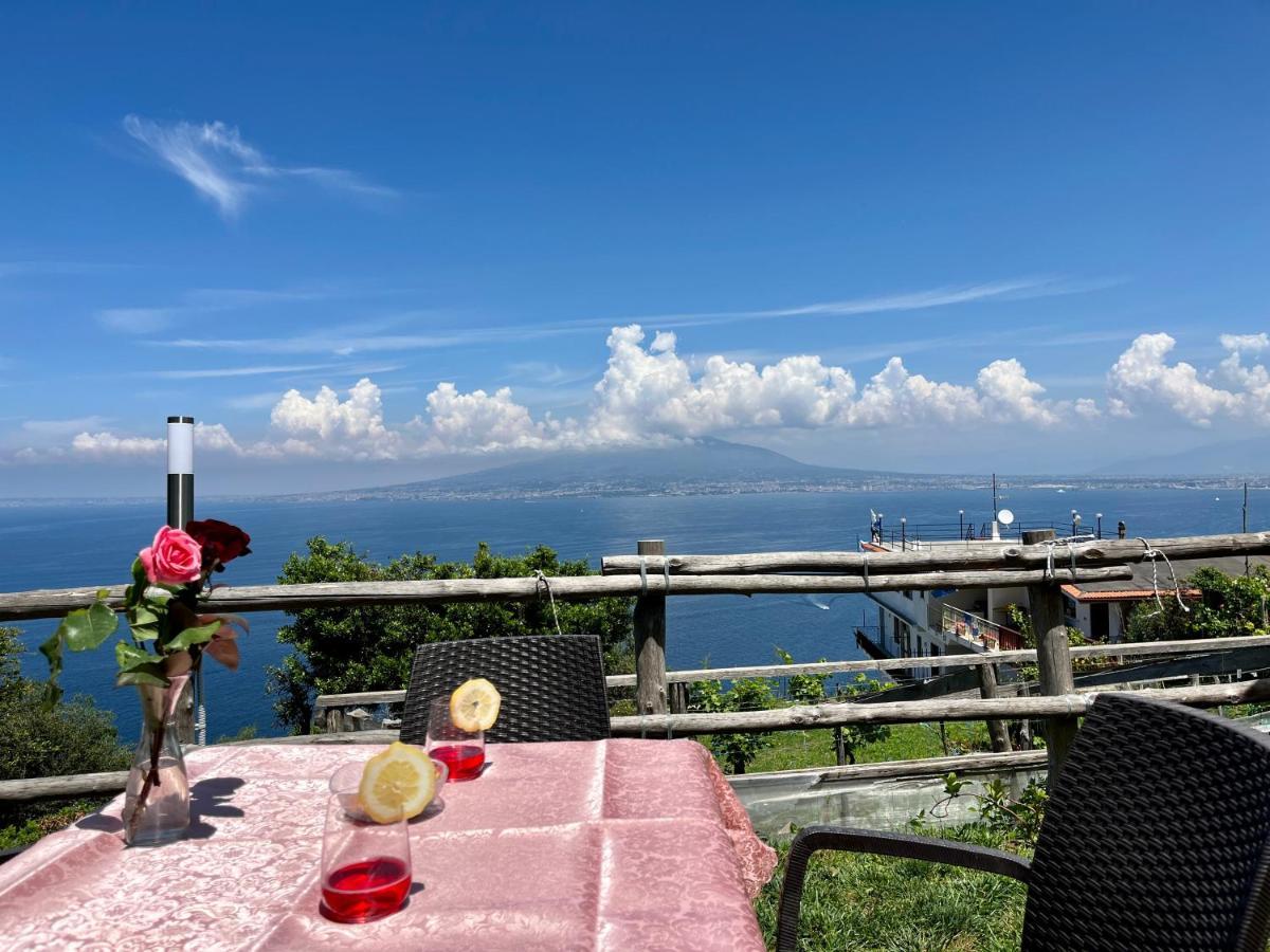 فيلا La Badia Montechiaro - Breathtaking View Of Sorrento Coast فيكو إيكوينس المظهر الخارجي الصورة