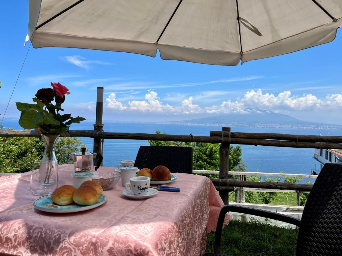 فيلا La Badia Montechiaro - Breathtaking View Of Sorrento Coast فيكو إيكوينس المظهر الخارجي الصورة