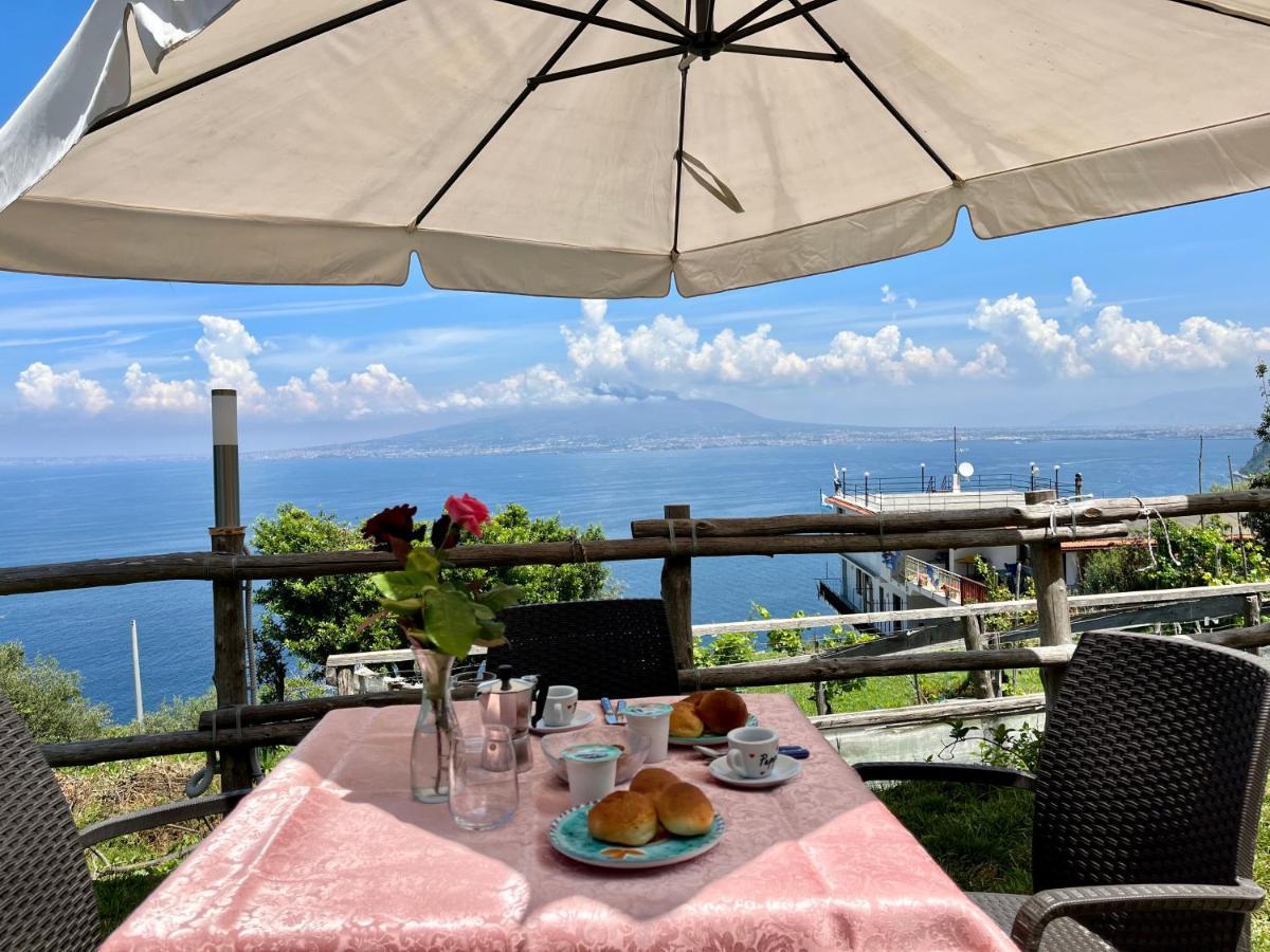 فيلا La Badia Montechiaro - Breathtaking View Of Sorrento Coast فيكو إيكوينس المظهر الخارجي الصورة