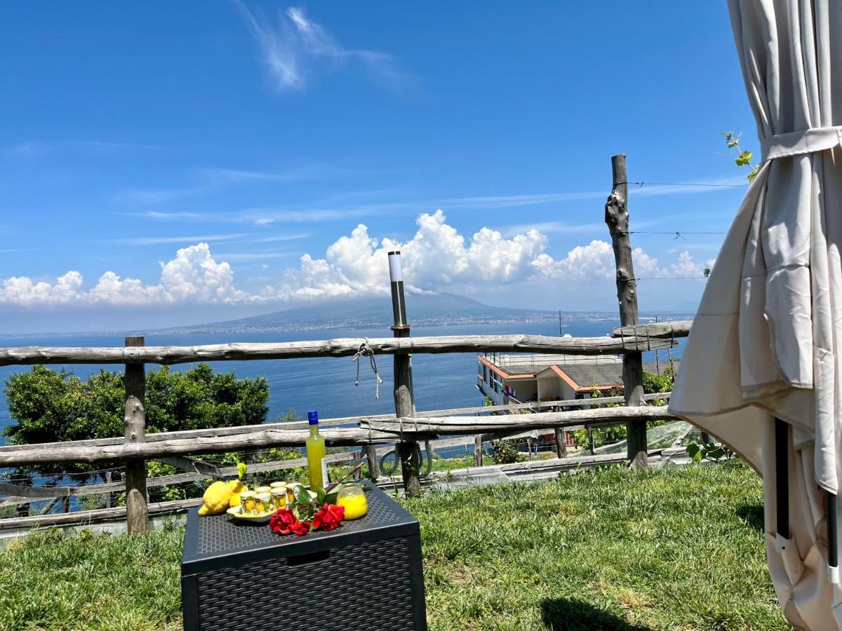 فيلا La Badia Montechiaro - Breathtaking View Of Sorrento Coast فيكو إيكوينس المظهر الخارجي الصورة